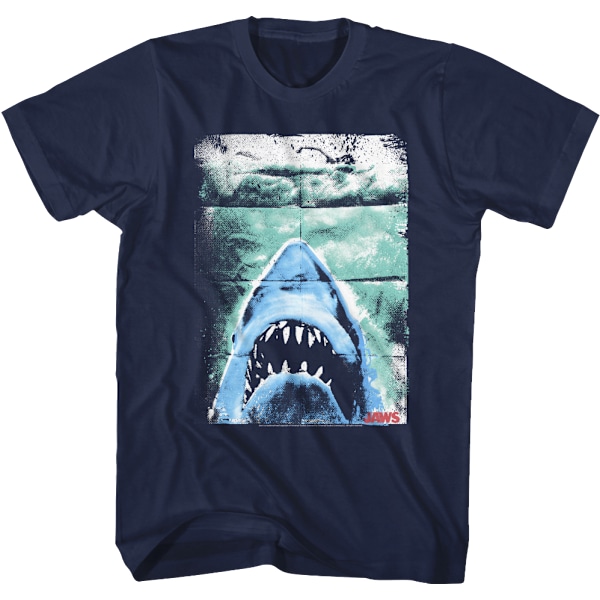 Foldet Poster Jaws T-shirt M