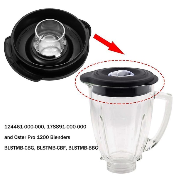 6-kopps glassblenderlokk for Os-Ter blenderbeholder 124461-000 for Os-Ter profesjonell blenderlokk