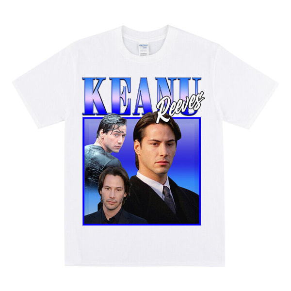 KEANU REEVES Tribute T-shirt White XL