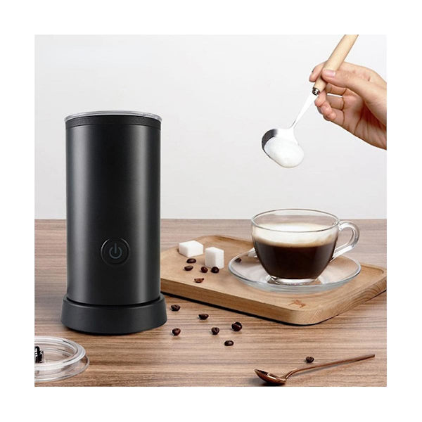Elektrisk Melkeskummer for Hjemmet - Sjokoladeblender, Cappuccino- og Latteblender, Bærbar
