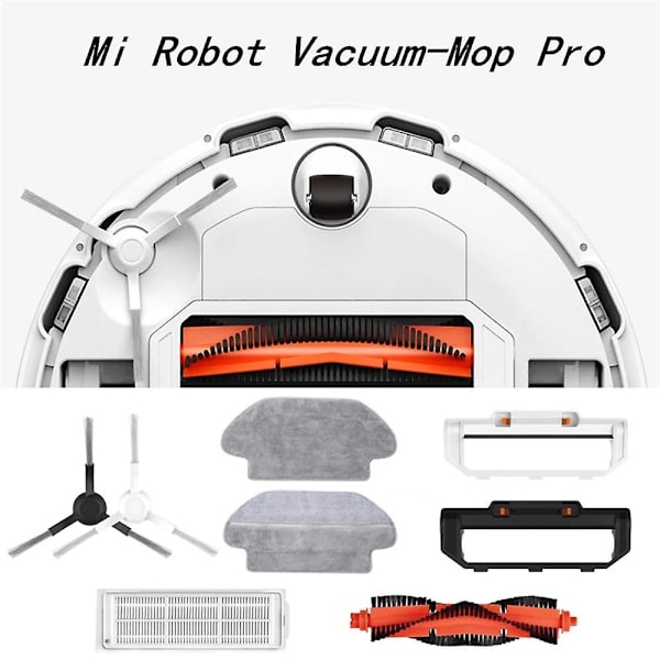 Passar för (Xiaomi Robot Vacuum Pro) Sopa Dammsugare Tvättsbara Tillbehör Huvudvalsborste Hep