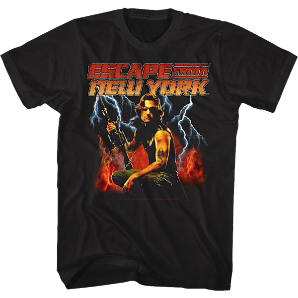 Fire And Lightning Escape From New York T-shirt M