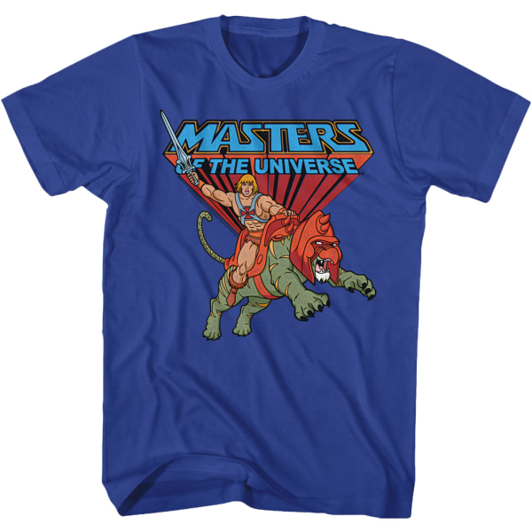 Battle Cat och He-Man Masters of the Universe T-shirt S