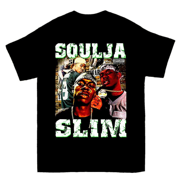Soulja Slim Hip Hop Retro T-skjorte L