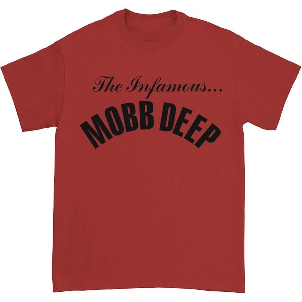 Mobb Deep Infamous På Röd T-shirt XXXL