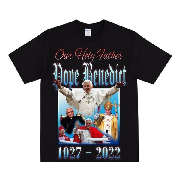 POPE BENEDICT Hyldest T-shirt Black L