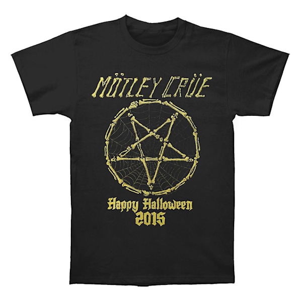 Motley Crue Halloween Pentagram 2015 T-paita XXXL