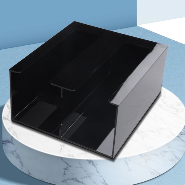 Kaffebeger- og lokkdispenser, koppholder, to koppholdere, papirbegeroppbevaringsstativ
