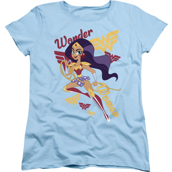 Dam DC Super Hero Girls Wonder Woman Skjorta Ny XXL