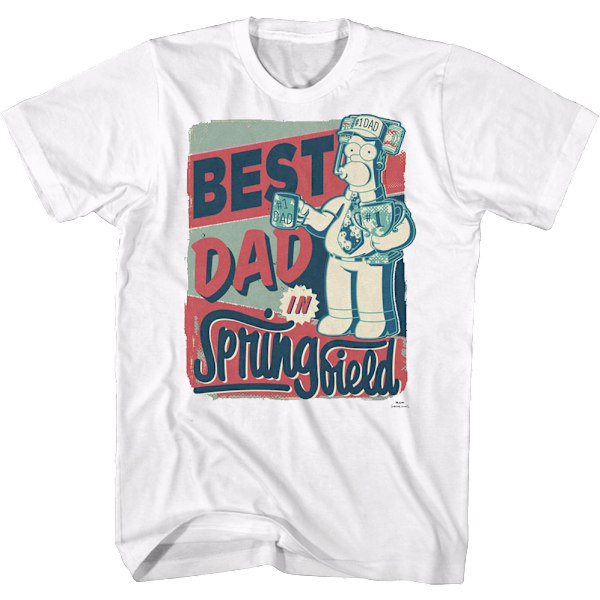 Bedste Far I Springfield The Simpsons T-Shirt L