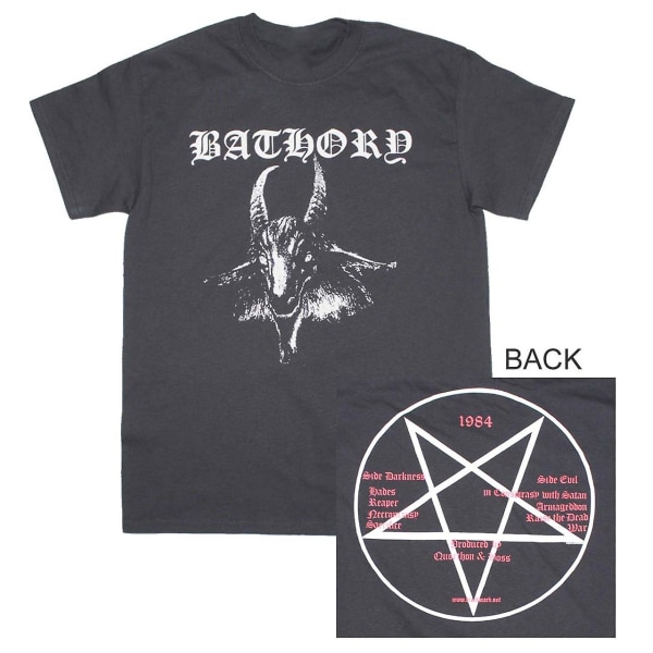 Bathory T-paita Bathory Goat Logo T-paita M