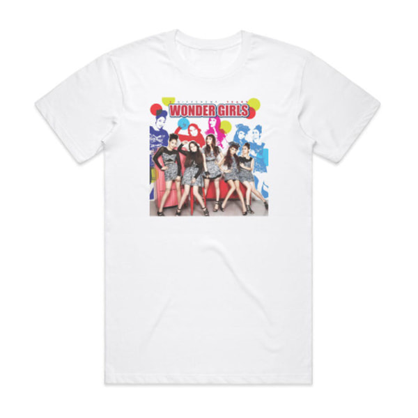 Wonder Girls 2 Different Tears Album Cover T-shirt Vit L