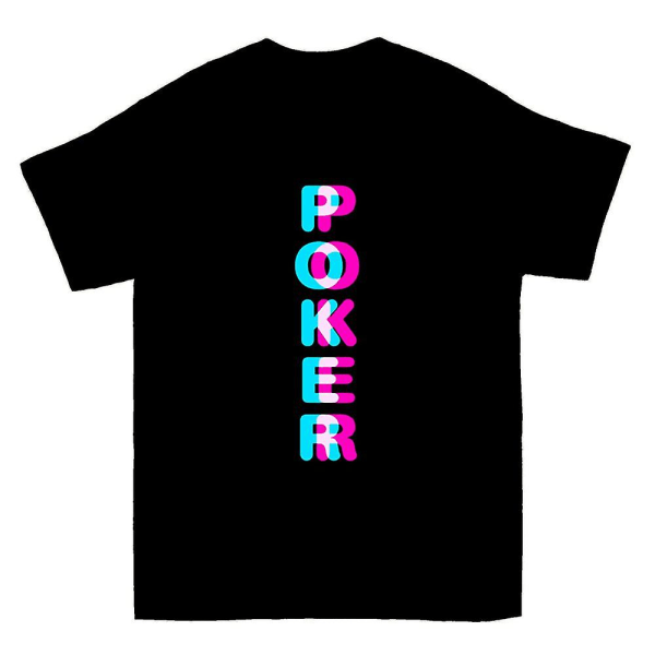 Poker 3d Effect T-shirt XL