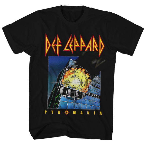 Def Leppard T-paita Pyromania-albumin kansikuvalla S