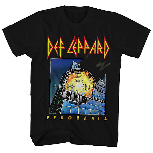 Def Leppard T-skjorte Pyromania Albumkunst Def Leppard Skjorte M