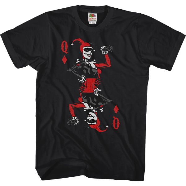 Harley Quinn Spillekort Batman T-skjorte Ny XXL