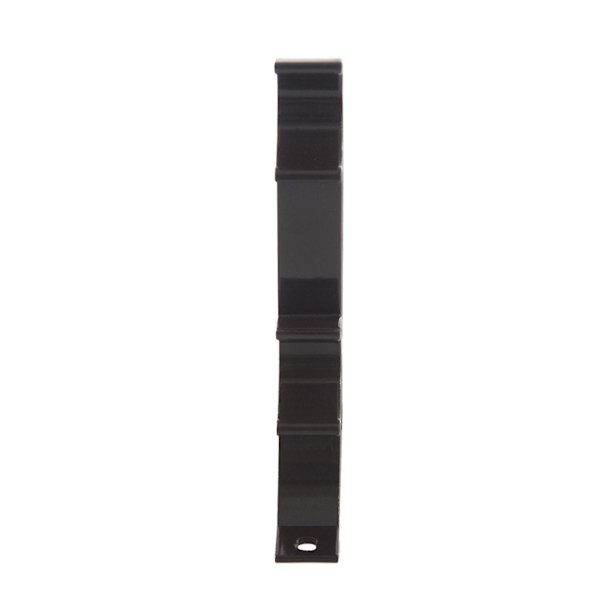 6 stk. Bi-metall Gardinstangbraketter for 25 mm stang - Mørk Kaffe