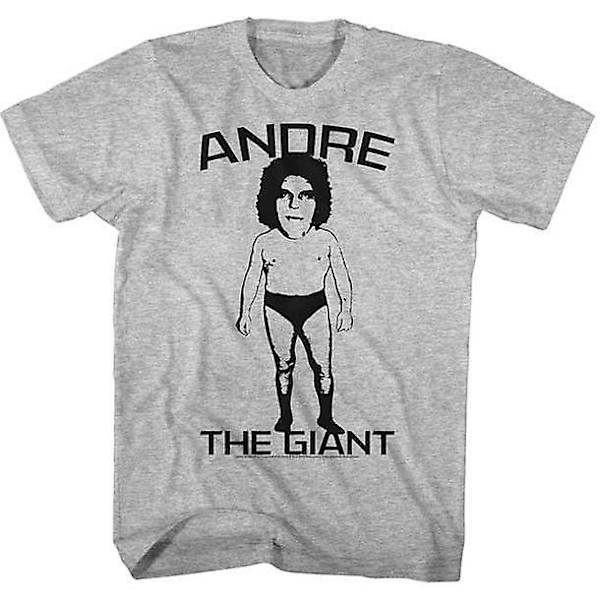 Andre The Giant Storhoved T-shirt XXXL