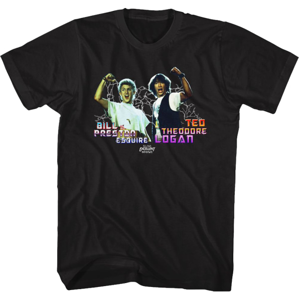 Lightning Bill och Ted's Excellent Adventure T-shirt L