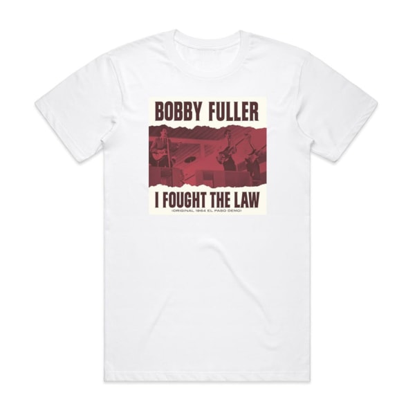 The Bobby Fuller Four I Fought The Law Album Cover T-skjorte Hvit S