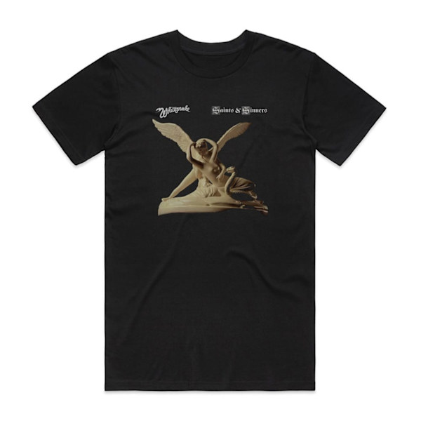 Whitesnake Saints Sinners Album Cover T-Shirt Sort M