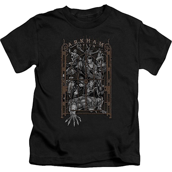 Batman T-shirt för ungdomar - Arkham Asylum M
