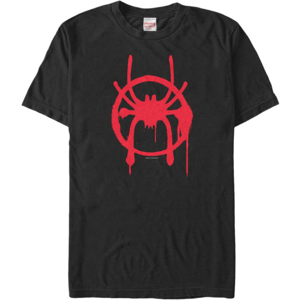 Miles Symbol Spider-Man Into The Spider-Verse T-shirt Ny XL