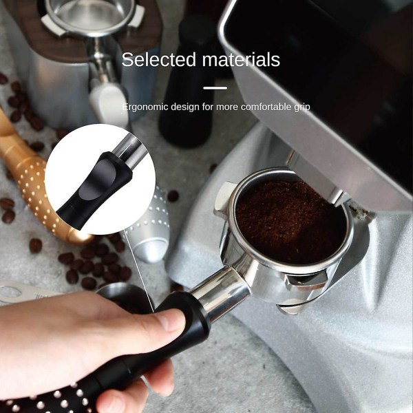 54mm kaffe bottenlöst portafilter för 870/878/880 filterkorg espressomaskin tillbehör svart