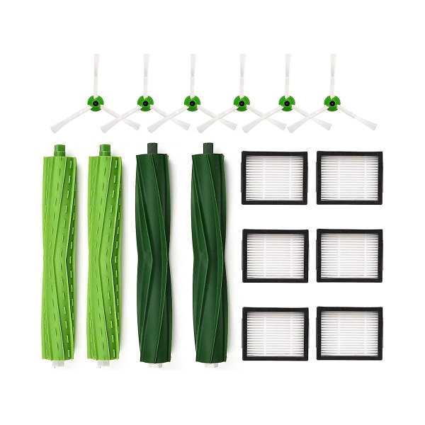 Rullebørste, sidebørste og filter kompatibel med I, E, J-serien I7 I7+ I2 I3 I3 I4 I4+ I6