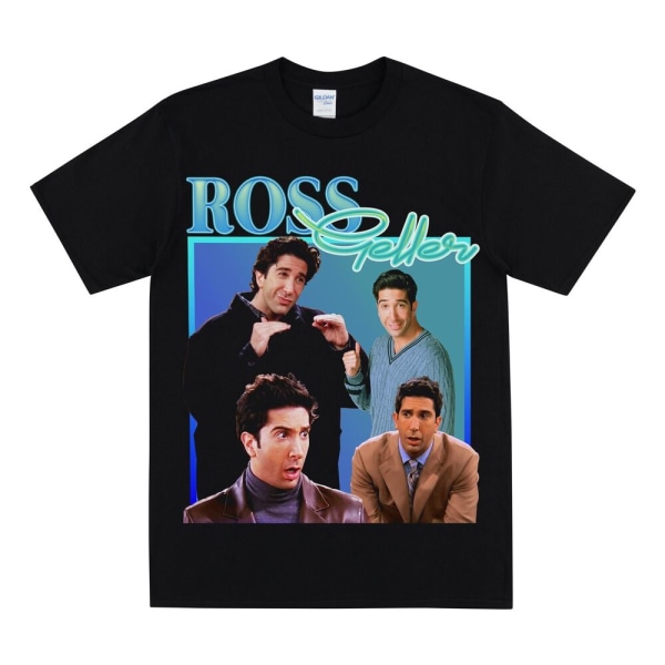 ROSS GELLER Hyllest T-skjorte Black XXXL