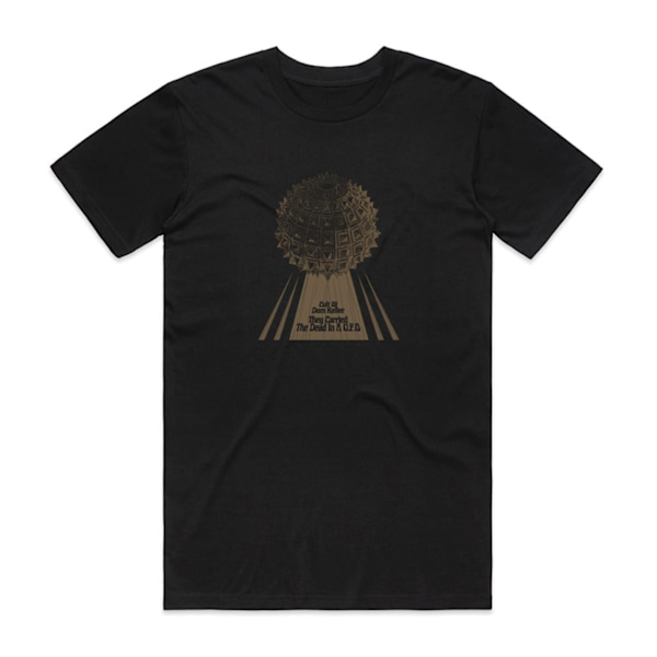 Cult of Dom Keller They Carried The Dead In A Ufo Album Cover T-Shirt Sort M