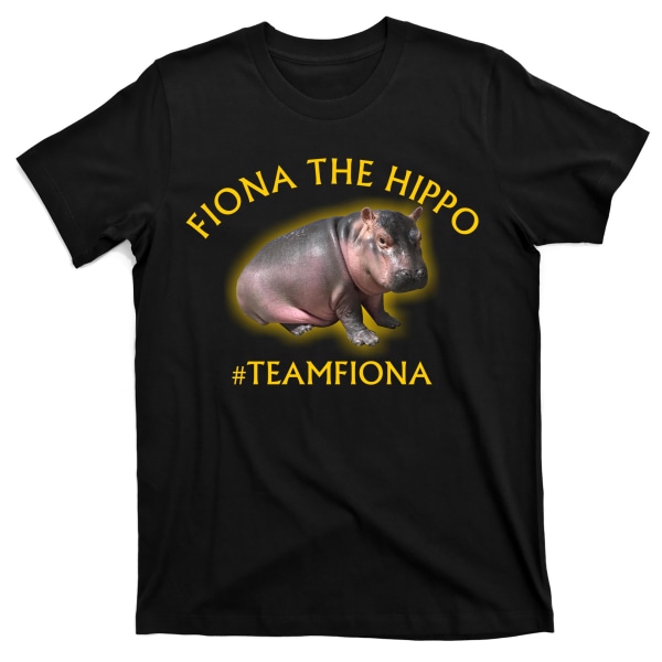 Fiona Flodhästen #TeamFiona Foto T-shirt XL