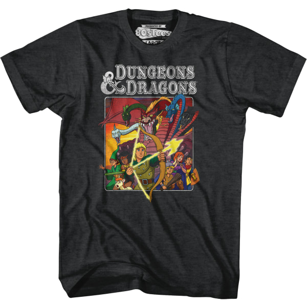 Cartoon Characters Dungeons & Dragons T-Shirt L