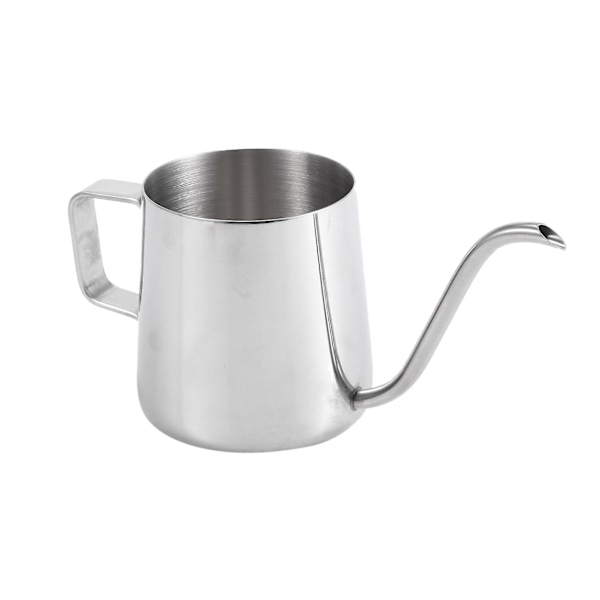 250 ml rostfritt stål tekanna droppkaffekanna lång smal pip kaffekanna svanhalskanna handdri