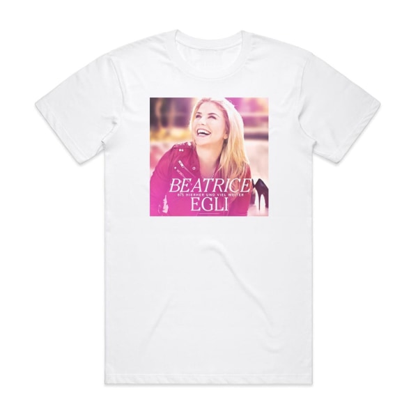 Beatrice Egli Bis Hierher Und Viel Weiter Album Cover T-Shirt Hvid XXXL