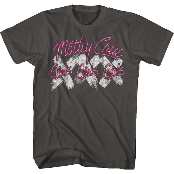 Neon Girls Girls Girls Motley Crue T-skjorte XL