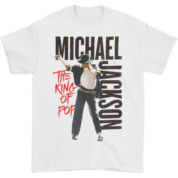 Michael Jackson MJ Kongen av Pop T-skjorte L