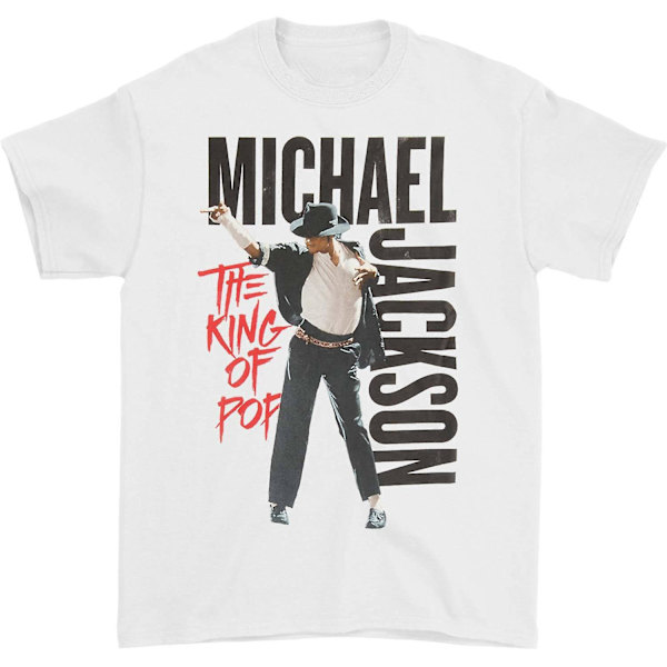 Michael Jackson MJ Kongen av Pop T-skjorte M