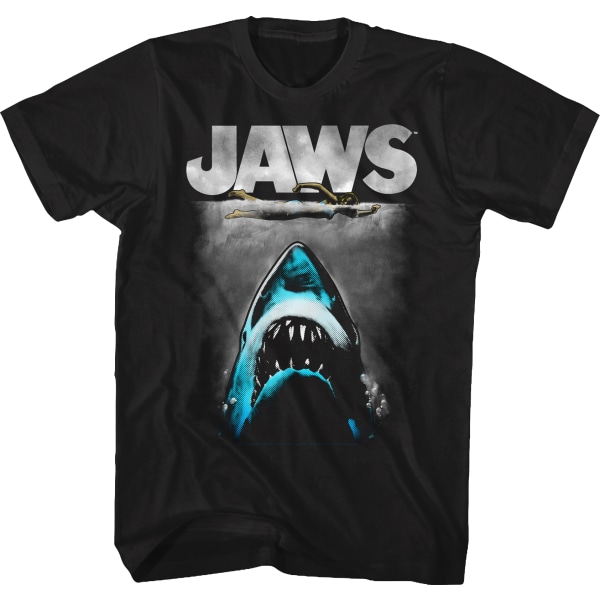 Klassisk Jaws T-skjorte med bilde M