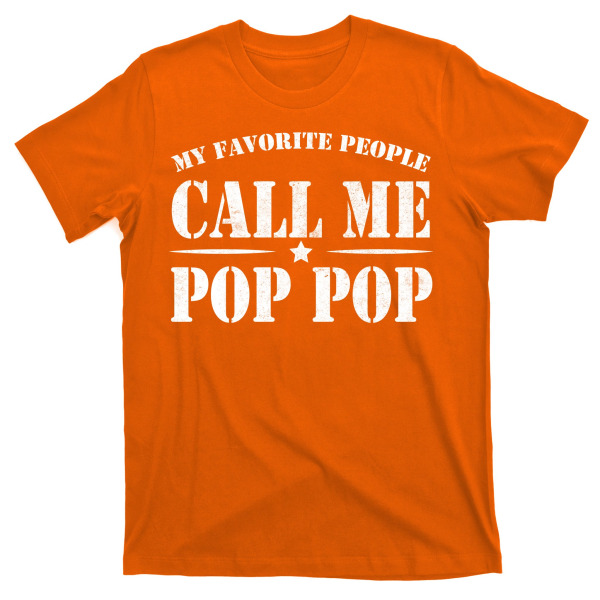 Min yndlingsfolk kalder mig Pop Pop T-shirt S