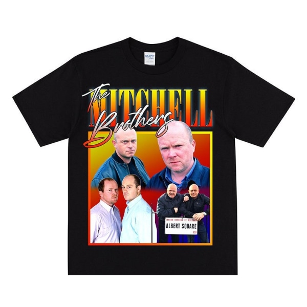 THE MITCHELL BROTHERS Homage T-skjorte Black XXL