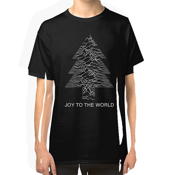 Joy To The World - Joy Division / Unknown Pleasures Christmas T-shirt L