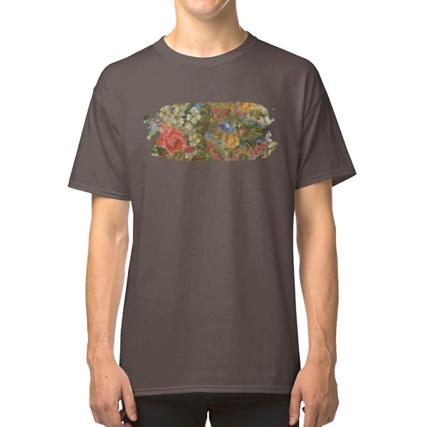 Snygg. Konstig. Blommor Målning T-shirt S