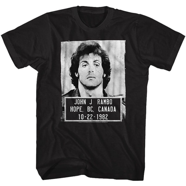 Rambo Mugshot T-skjorte XXXL