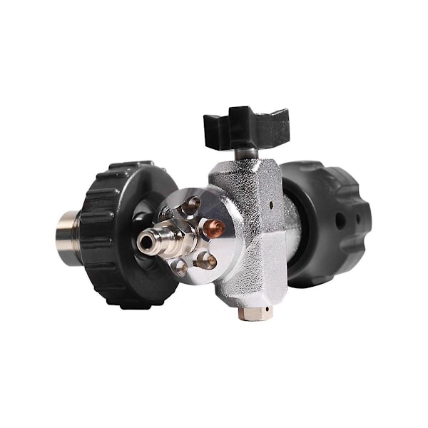 G5/8-14 Scuba Valve Regulator Fyldestationsslange Inflation Connector, Sort