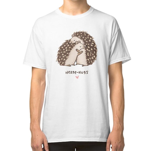 Hedge-hugs T-shirt white M