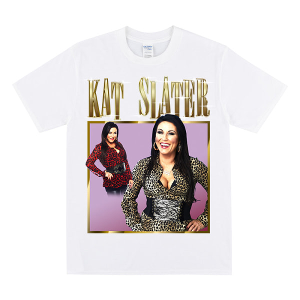 KAT SLATER Homage T-skjorte White M