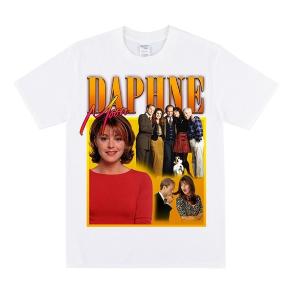 DAPHNE MOON Hyllest T-skjorte White XXL