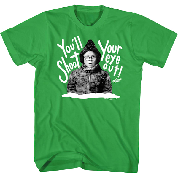 Ralphie You'll Shoot Your Eye Out Joulukertomus T-paita XL