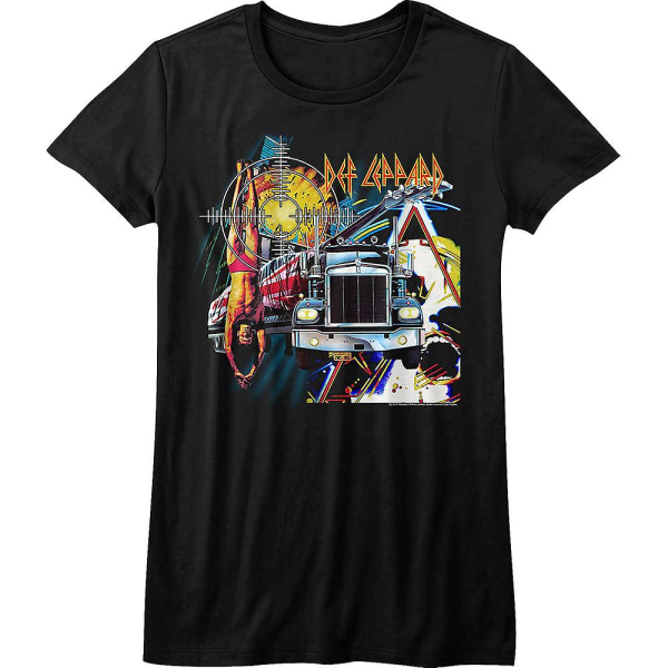 Ladies First Four Collage Def Leppard T-shirt L